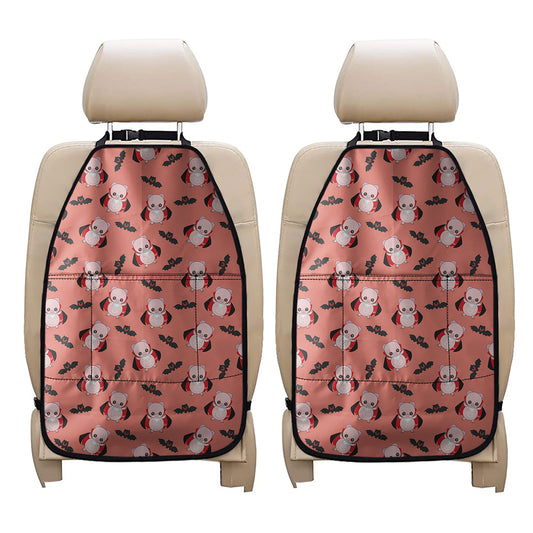 Dracula Pig Pattern Print Car Seat Organizers