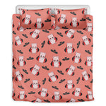 Dracula Pig Pattern Print Duvet Cover Bedding Set
