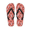 Dracula Pig Pattern Print Flip Flops