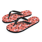 Dracula Pig Pattern Print Flip Flops
