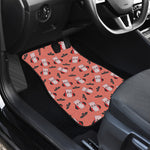 Dracula Pig Pattern Print Front Car Floor Mats