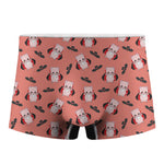 Dracula Pig Pattern Print Men's Boxer Briefs