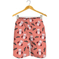 Dracula Pig Pattern Print Men's Shorts