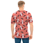 Dracula Pig Pattern Print Men's T-Shirt