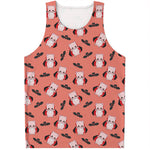 Dracula Pig Pattern Print Men's Tank Top
