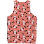 Dracula Pig Pattern Print Men's Tank Top