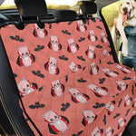 Dracula Pig Pattern Print Pet Car Back Seat Cover