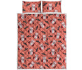 Dracula Pig Pattern Print Quilt Bed Set