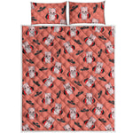 Dracula Pig Pattern Print Quilt Bed Set