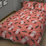 Dracula Pig Pattern Print Quilt Bed Set