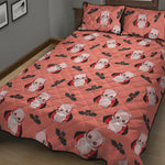 Dracula Pig Pattern Print Quilt Bed Set
