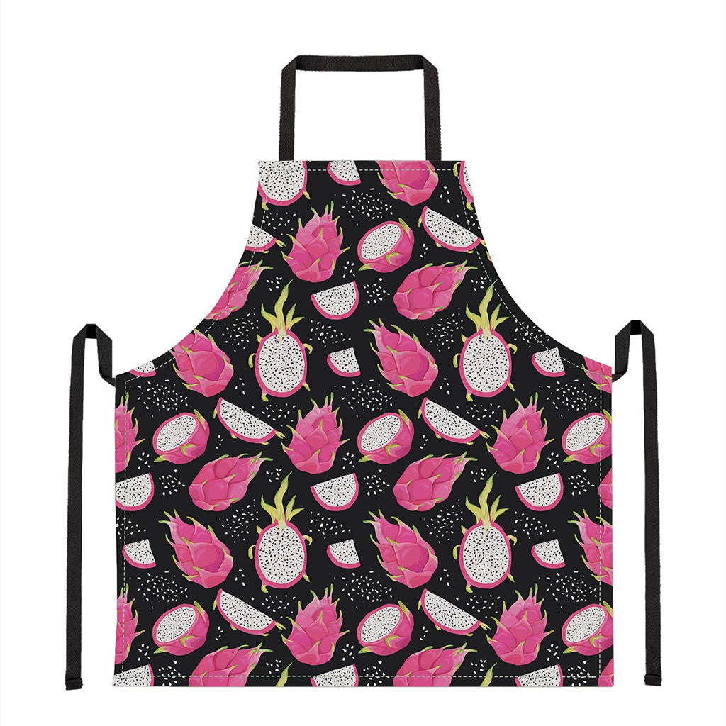Dragon Fruit Pattern Print Apron