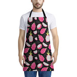 Dragon Fruit Pattern Print Apron