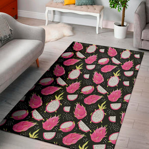 Dragon Fruit Pattern Print Area Rug