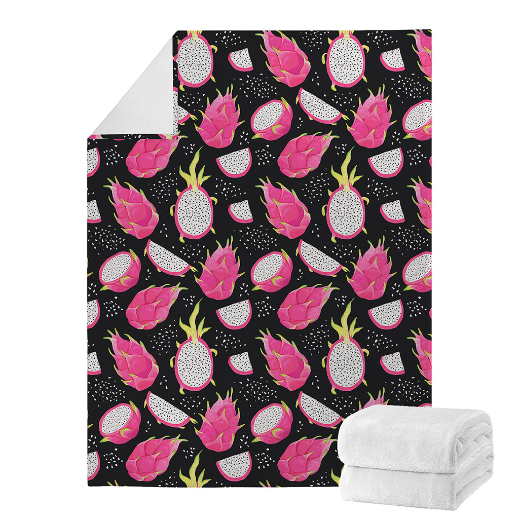 Dragon Fruit Pattern Print Blanket