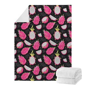 Dragon Fruit Pattern Print Blanket