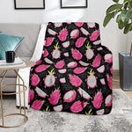 Dragon Fruit Pattern Print Blanket