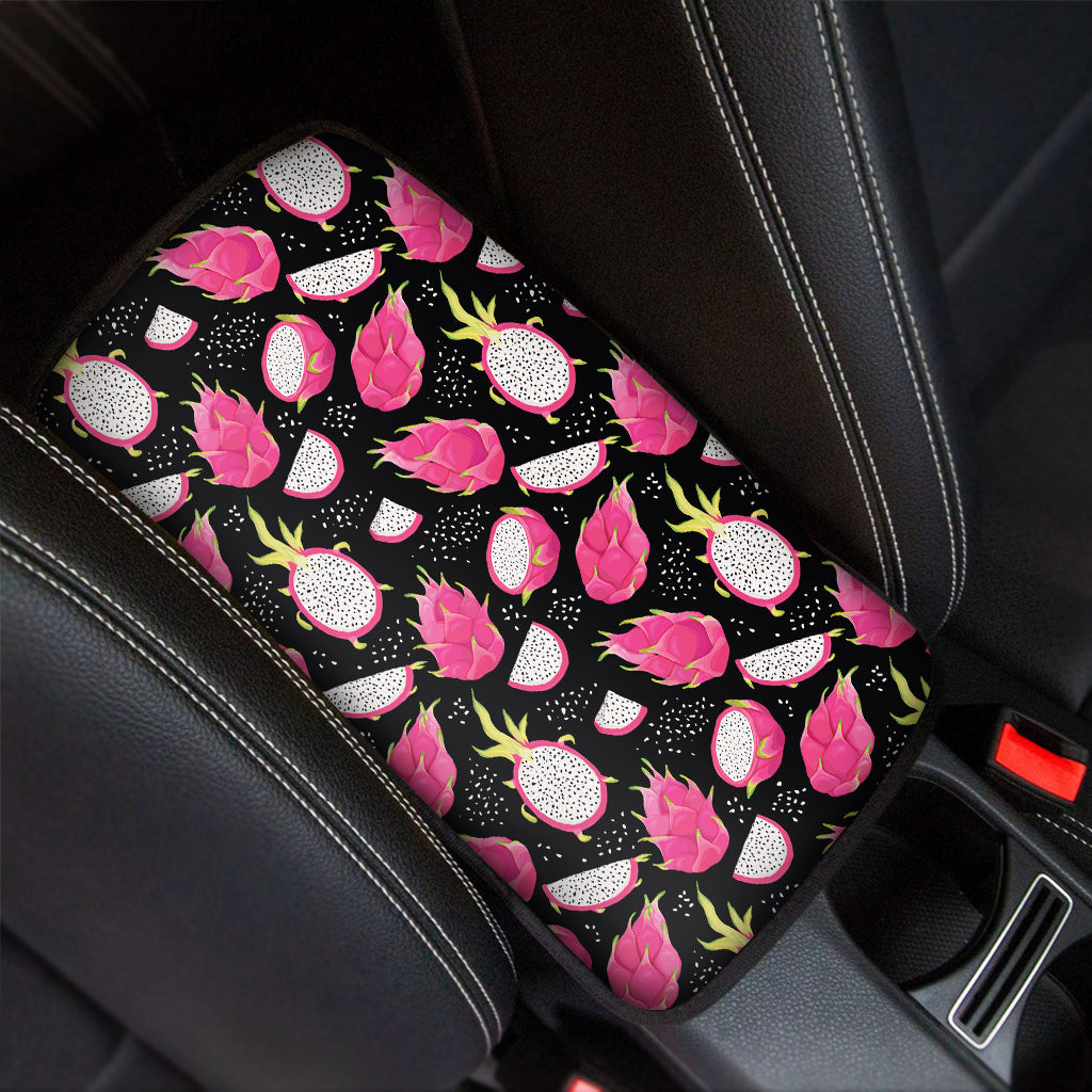 Dragon Fruit Pattern Print Car Center Console Cover