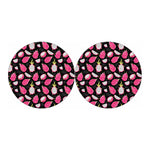 Dragon Fruit Pattern Print Car Coasters