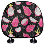 Dragon Fruit Pattern Print Car Headrest Covers