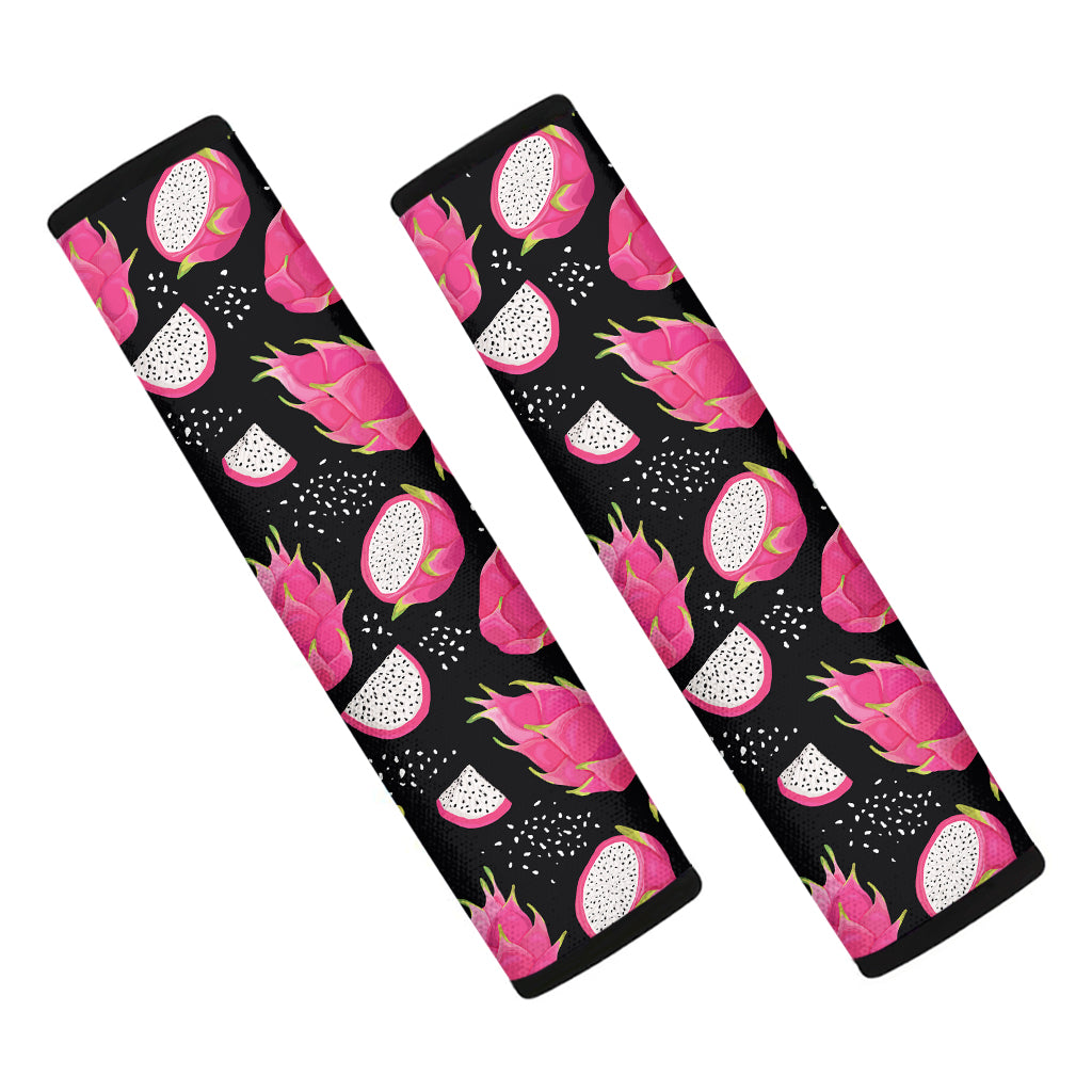 Dragon Fruit Pattern Print Car Seat Belt Covers