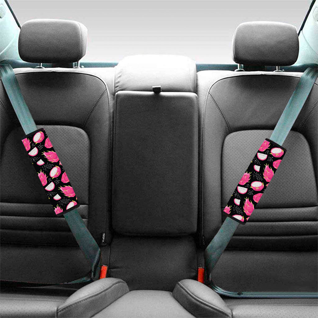 Dragon Fruit Pattern Print Car Seat Belt Covers