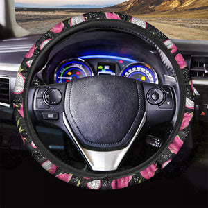 Dragon Fruit Pattern Print Car Steering Wheel Cover