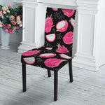 Dragon Fruit Pattern Print Dining Chair Slipcover