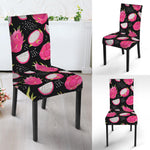 Dragon Fruit Pattern Print Dining Chair Slipcover