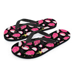 Dragon Fruit Pattern Print Flip Flops