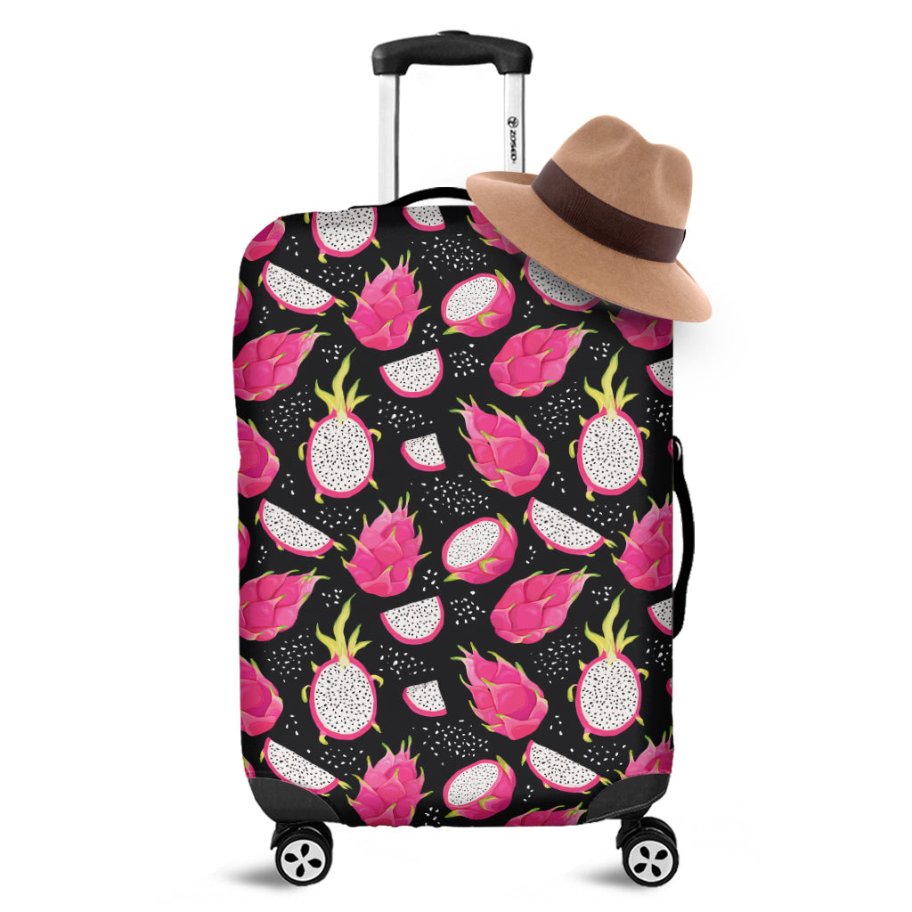 Dragon Fruit Pattern Print Luggage Cover