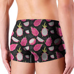 Dragon Fruit Pattern Print Men's Boxer Briefs