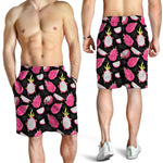 Dragon Fruit Pattern Print Men's Shorts