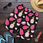 Dragon Fruit Pattern Print Men's Shorts