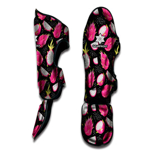 Dragon Fruit Pattern Print Muay Thai Shin Guard