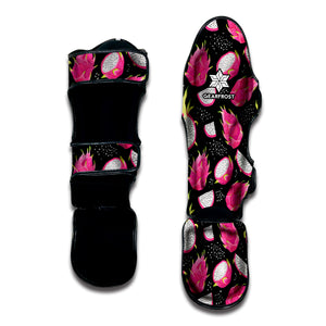 Dragon Fruit Pattern Print Muay Thai Shin Guard