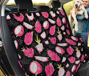 Dragon Fruit Pattern Print Pet Car Back Seat Cover