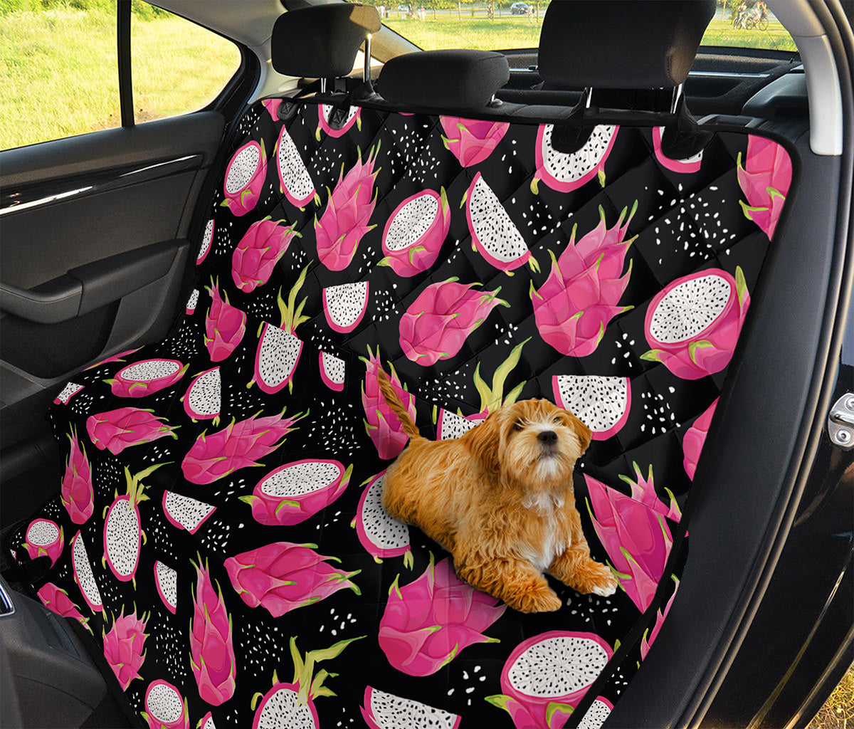 Dragon Fruit Pattern Print Pet Car Back Seat Cover