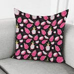 Dragon Fruit Pattern Print Pillow Cover