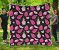 Dragon Fruit Pattern Print Quilt