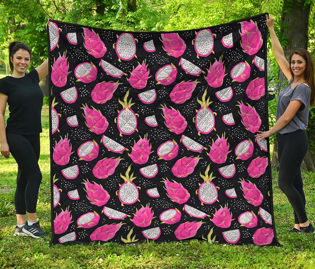 Dragon Fruit Pattern Print Quilt