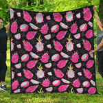 Dragon Fruit Pattern Print Quilt