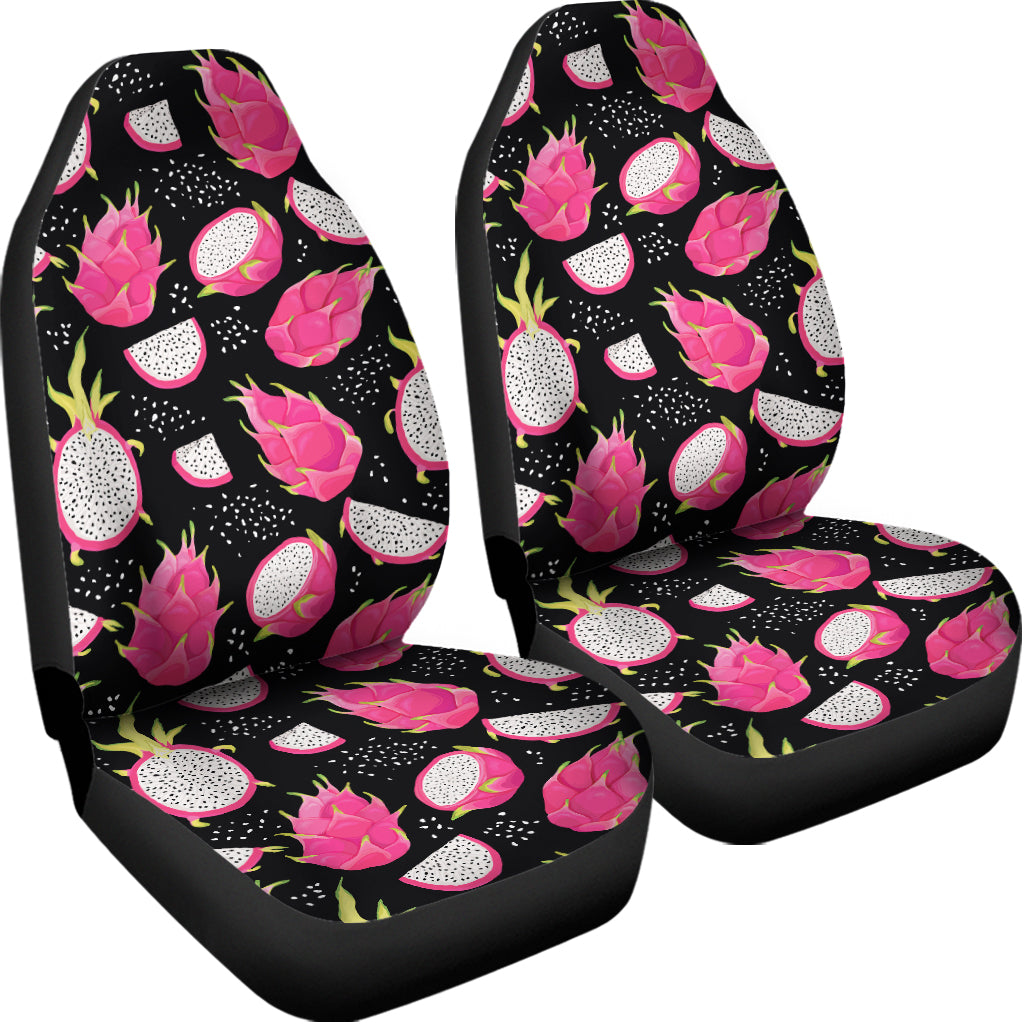 Dragon Fruit Pattern Print Universal Fit Car Seat Covers