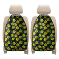 Drawing Daffodil Flower Pattern Print Car Seat Organizers
