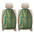 Drawing Hot Dog Pattern Print Car Seat Organizers