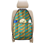 Drawing Hot Dog Pattern Print Car Seat Organizers