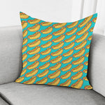 Drawing Hot Dog Pattern Print Pillow Cover