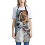 Drawing Jack Russell Terrier Print Apron