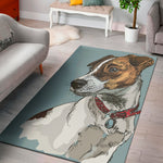 Drawing Jack Russell Terrier Print Area Rug