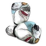 Drawing Jack Russell Terrier Print Boxing Gloves